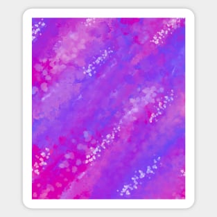 Abstract pinkish painting Sticker